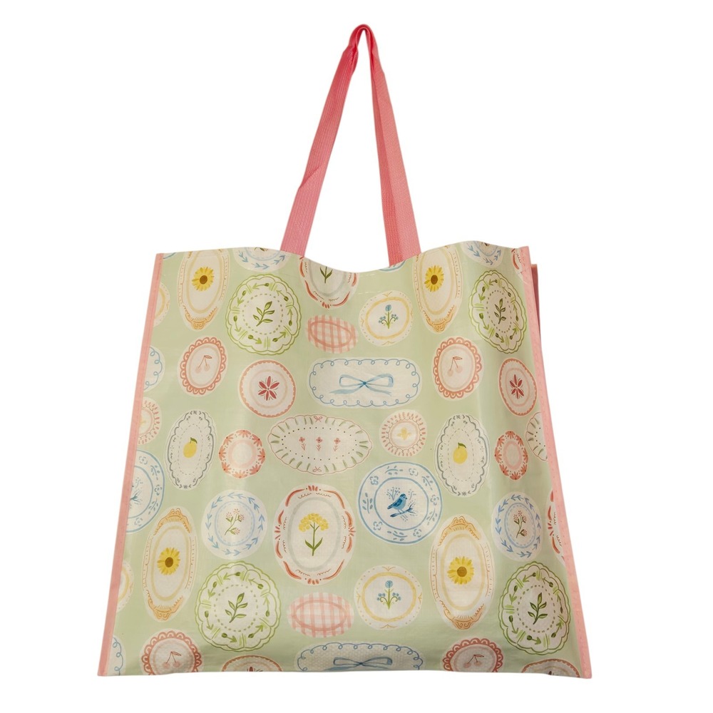 Flowers Floral Plates Ceramic Molds Mold Wall Decor Design Gift Bag TJMaxx
